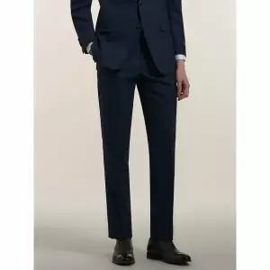 (갤럭시) [Prestige] 울/모헤어 스트라이프 레귤러핏 수트 팬츠 - 그린 GA6402PB3M