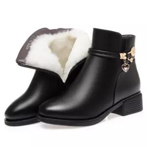 따뜻한 겨울부추 발목부추 패션스타일구두 여성용 여성