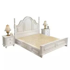 엔틱 침대 미국 원목 라지킹 더블 고가구 침대프레임