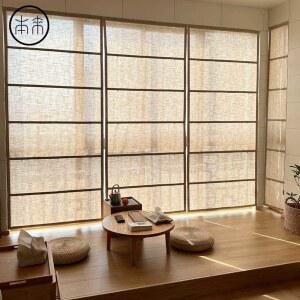 린넨 블라인드 천블라인드 접이식 맞춤 아이방커튼 햇빛가리개 인테리어 호텔 모던 방수 흰색