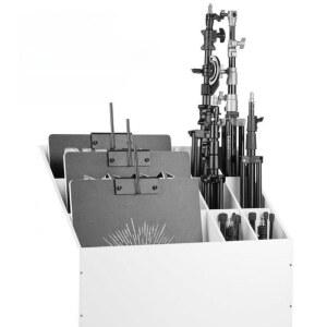 카메라 삼각대 보관함 장비 사진관 정리함 진열대 정리대