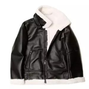 무스탕 남자 양털레더 자켓