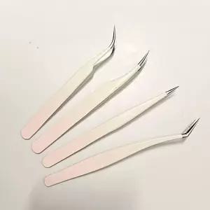 핀셋 전문가용 속눈썹 연장 4종세트 케이스포함 도구