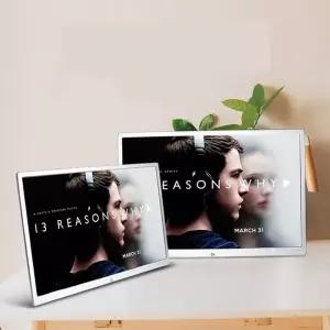 디지털액자 17인치 전자 앨범 모니터 시계 달