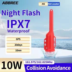 호환 ABBREE AR-868M AIS 네트 로케이터 IPX7 방수 GPS 정확한 포지셔닝 긴 대기 시간 분실 방지 트래커 로