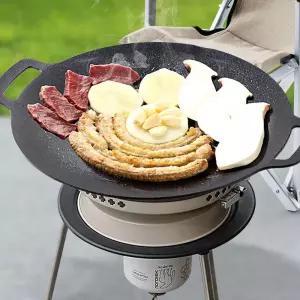 가스렌지 버너사용 캠핑불판 코팅 그리들팬 다용도 팬션 차박 업소용 닭갈비 리조트