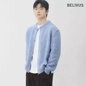 빌리버스 남자 데일리 울혼방 라운드 니트가디건 BXR0691200171
