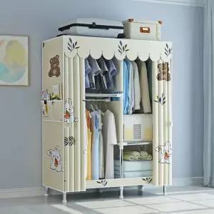 자취옷장 자취방가구 조립식 1인 원룸 작은 미니 비닐 옷장