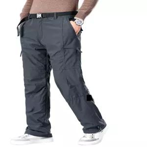 기모카고바지 겨울 방한 팬츠 일자 밴딩 보온 허리밴딩 방수 작업바지
