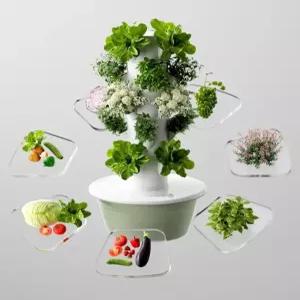 타워형 재배기 식물 상추 모종 재배 베란다 발코니 테라스 가정용