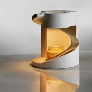 캔들워머 램프 무드등 홈카페 조명 명상 힐링 향초 계단형 수면등