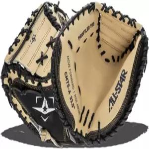 올스타 탑 스타 시리즈 캐치 미트 - 왼손/오른손 던지기 성인 및 청소년 사이즈 야구 글러브 포수