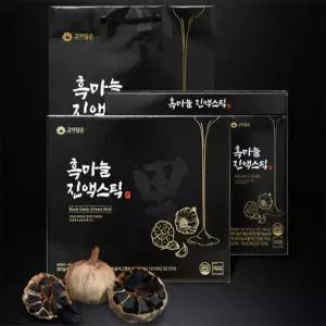 유쎌몰 흑마늘진액 스틱 15G X 30포 X 4개 흙마늘즙 흑마늘건강식품