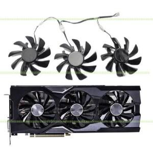 사파이어 R9 FURY 4GB HBM Tri-X T129215SU용 팬 냉각 세트 3개