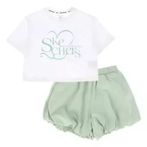 [갤러리아] (스케쳐스키즈) 여름 여아 벌륜핏  상하의 셋업_SK3GOCGSM021_LTGN