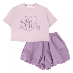 [갤러리아] (스케쳐스키즈) 여름 여아 벌륜핏  상하의 셋업_SK3GOCGSM021_LILC
