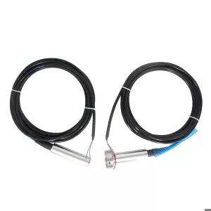 호환 수중 레벨 트랜스 DC 24V 5m 케이블 전선가리개 5m 범위 RS485 막힘 방지 액체 레벨 센서 0-10V 4-20m