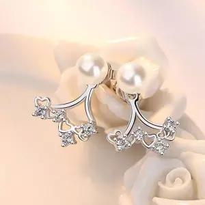 ToB 분다 바람이 S925 그겨울 송혜교이어링 실버 주인공 지르코니아