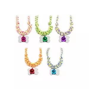 [골드스마일]반려동물 고양이 매듭 방울 목걸이 각인없음 색상임의배송 강아지