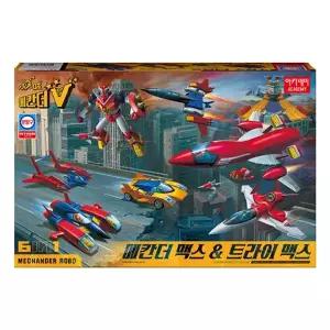 [에이치플러스몰]메칸더맥스 트라이맥스 로보트 피규어 1P 모형 수집 인테리어 취미
