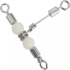 블루윙 스테인리스 스틸 3방향 낚시 회전 글로우 비드 88파운드 110파운드 121파운드 132파운드 소금물