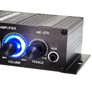 B30C-AK-270 AK270 12V 미니 HIFI 전력 증폭기 오디오 홈 카 극장 2 채널 USB/SD AUX 입력