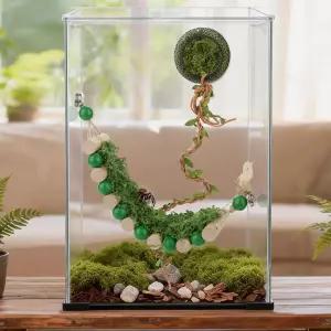 프로스푸라 점프 인 액세서리 키트 2PCS 우드 클라이밍 플랫폼 로프 브리지 마그네틱 은신처 둥지 미니