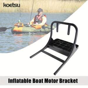 KOETSU 풍선 고무 보트 선외 전동 고정 브래킷 세트 전기 스러스터 검정색 나일론 (나사 및 베이스 포함)