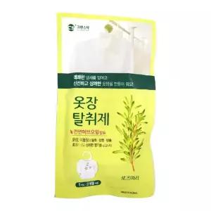 크린스타 옷장탈취제 파우치-로즈마리향/10개