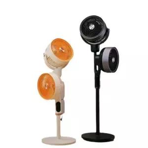 360도 선풍기 여름 거실 저소음 살구 스탠딩 공기순환 무선