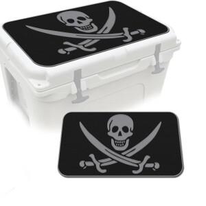 맞춤형 에바 폼 패드  SeaDek 탑용  YETI 툰드라 쿨러에 적합  해양용 EVA 매트  해적 패턴 포함