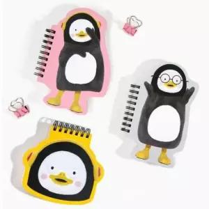 [문구/오피스] 펭수 미니 형태 스프링 무선 노트 2P 휴대용 메모장