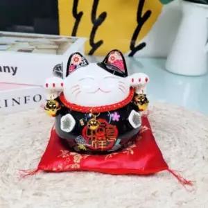 [문구/오피스] 저금통 블랙 복고양이저금통 일본고양이인형