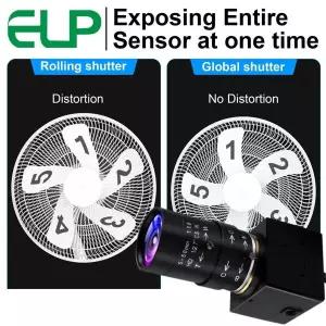호환 ELP 210fps 글로벌 셔터 웹캠 수동 가변 초점 렌즈 흑백 800P OV9281 UVC 블랙화이트 USB 카메라 고속