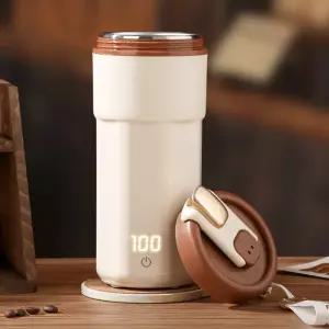 차량용 USB 텀블러 가열 휴대용 온도조절 여행 보온