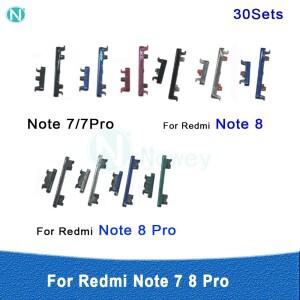 Xiaomi Redmi Note 7 8 Pro 전화 용 30 세트 새 전원 볼륨 외부 측면 버튼 키
