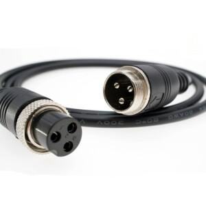 GX16 3 핀 코어 남성-여성 남성 여성 연장 케이블 항공 커넥터 CCTV 카메라 보안 DVR 플러그 잭 1 미터