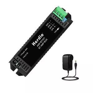 호환 Herdio 패시브 스피커용 5.1 블루투스 앰프 AUX 교체 부품 벽 및 천장 스피커에 적합 2 채널