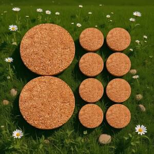 10개  섬유 비둘기 둥지 패드 10cm 천연 새 매트 재사용 가능 내구성 가벼운 애완동물 용품 번식 케이지용