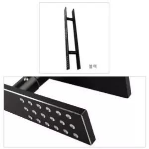 방문손잡이 매장 가게 상점 출입문 강화 유리문 손잡이 블랙