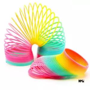 무지개링 12개입 스프링장난감 용수철장난감 유아선물