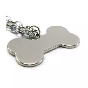 고양이 강아지 인식표 뼈다귀 소 각인없음 애견 이름표 목걸이