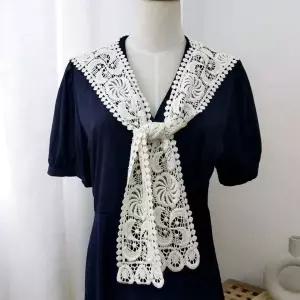 [골드스마일]레이스 숄더 케이프 여성용 우아한 어깨 숄 숄더 케이프 드레스