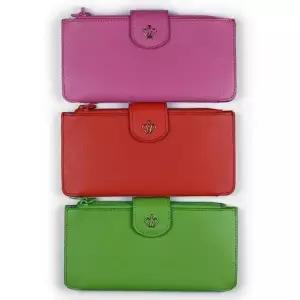 여성용 가죽 지갑 스마트폰 케이스 장지갑 스타일 휴대폰 수납