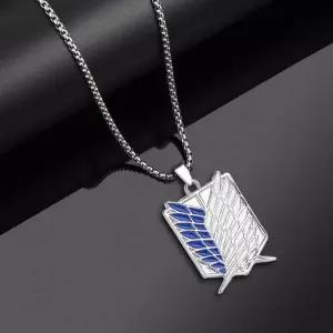 [셀러에이드]진격의 거인 조사병단 상징 목걸이 자유의 펜던트 에렌 리바이