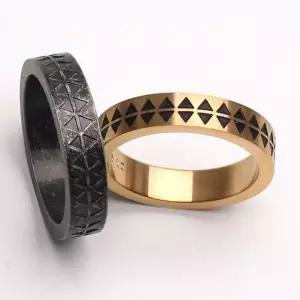 빈티지 남성 반지 잉카 문양 디자인 링 독특한 남자 가락지 기념일