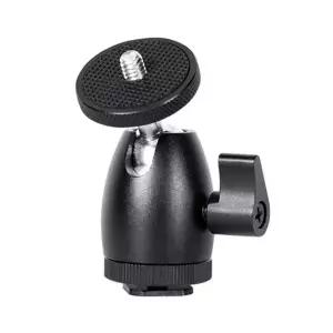 [골드스마일]카메라 핫슈 1 4 볼헤드 마운트 삼각대 헤드 플래시 액세서리