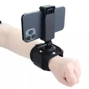 [골드스마일]핸드폰 촬영용 손목 거치대 마운트 액션캠 호환 브라켓 스마트폰