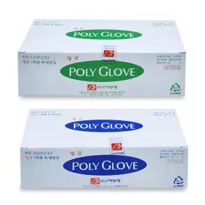 고려 멸균폴리글러브 10박스/멸균장갑/위생장갑/일회용