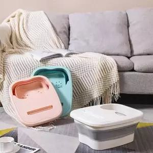 튼튼한 접이식 발족욕통 족욕바구니 바스켓 발마사지 지압 접이식